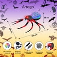 thumbnail image 3 of Inflable Halloween araña spider Roja Artego ojos led + multiled - 2.2m, 3 of 8