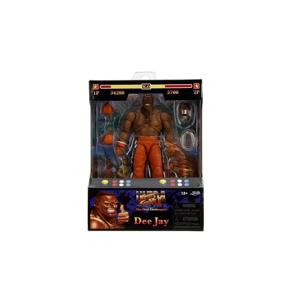 Jada Toys STREET FIGHTER II Figurine D'Action - Dee Jay