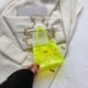 thumbnail image 4 of Bolsa De Hombro Bolso bandolera para mujer Bolsos transparentes con asa superior Bolsos de mensajero de color caramelo, 4 of 6