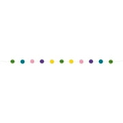 Spring Colors Easter Honeycomb Ball Garland, 7ft.