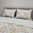 thumbnail image 2 of Abstract Comforter & Sham Bedding Set, Abstract Lines with Colorful Dots Curves Floral Inspirations in Absurd Art, 3 pcs Duvet Set Microfiber Filling Quilt, 5 Sizes, Multicolor, by Ambesonne, 2 of 4