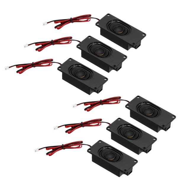 6 Pcs 3 Watt 8 Ohm Altavoz Mini Único con Cable Terminal