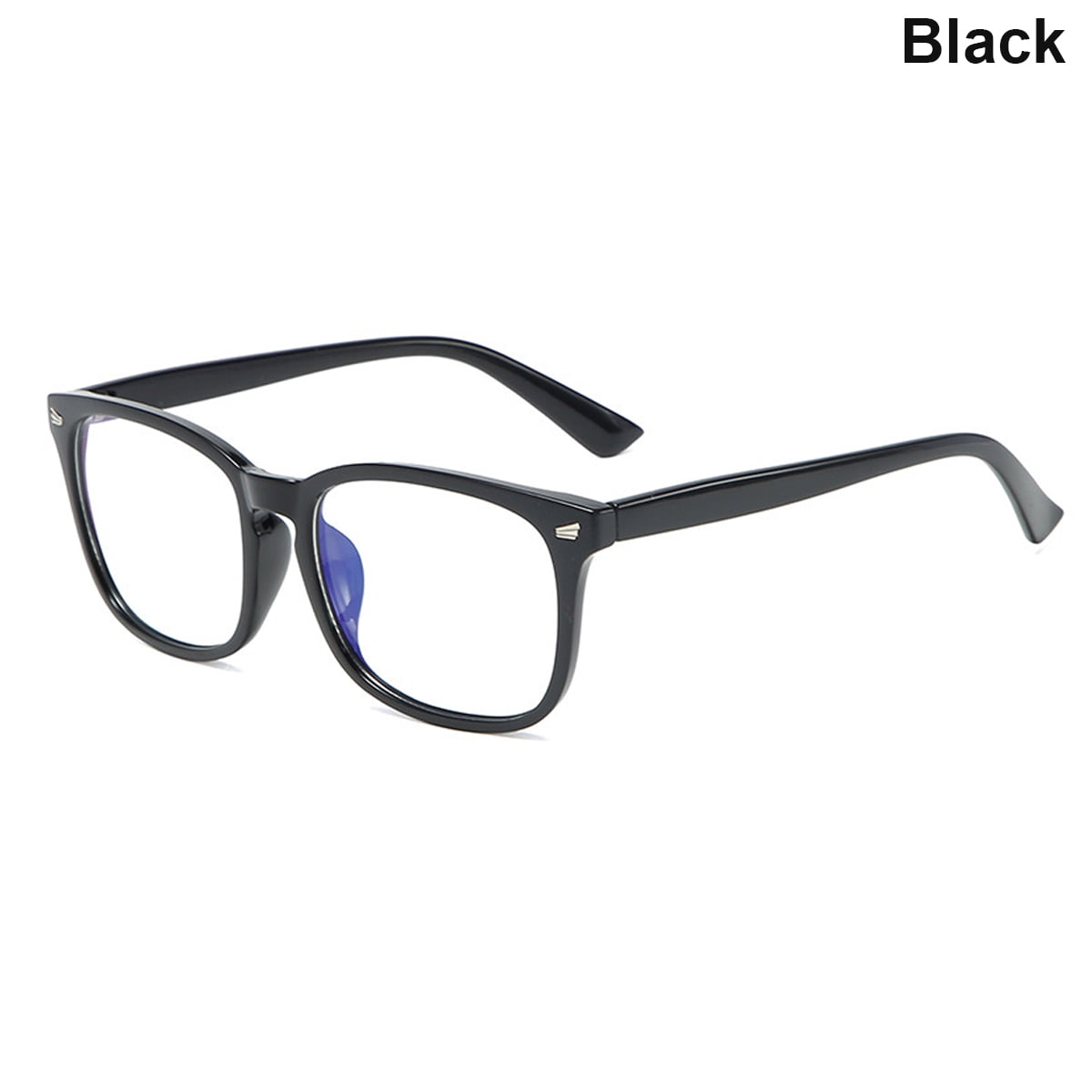 FreezeFrames Blue Light Blocking Glasses Metal Eyeglasses Frame Anti Blue Ray Computer Game Glasses Matt Black