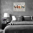 thumbnail image 6 of Rooster Kitchen Decor Wall Art Rustic Farmhouse Chicken Pictures Wall Decor Country God Says You Are Canvas Prints Framed Artwork Home Office Decorations For Bathroom Dinning Room 16"x12", 6 of 6
