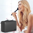 thumbnail image 2 of My Travel Dream Travel Makeup Bag for Women,Waterproof Leather Cosmetic Bag Portable Toiletry Bag,Travel Case,Cosmetic Organizer Tools, 2 of 10
