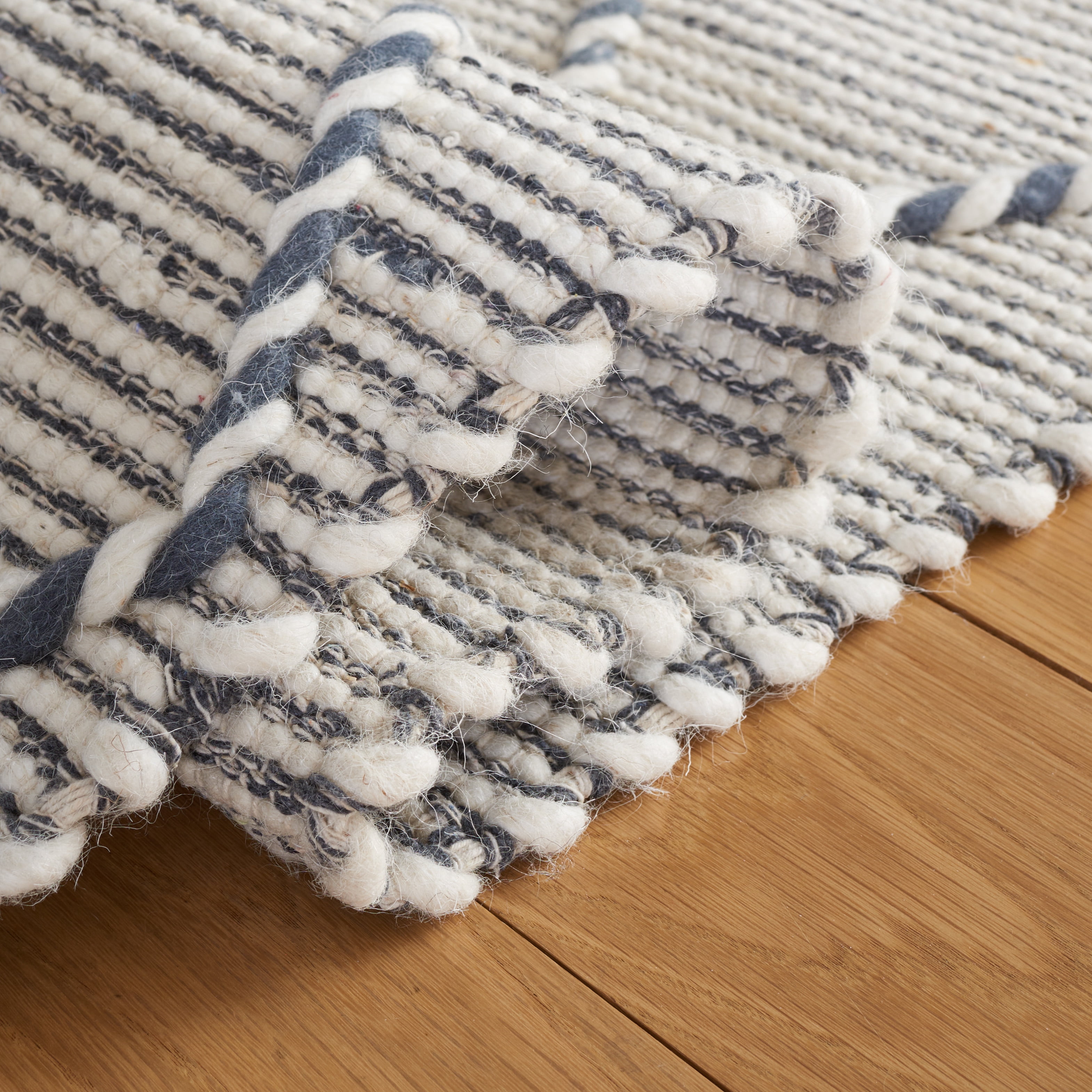 SAFAVIEH Vermont Westley Trellis Area Rug, Ivory/Denim, 8' x 10'