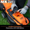 thumbnail image 3 of Cortacésped inalámbrico LawnMaster CLM2413A 33 cm 24 V con 2 baterías, 3 of 7