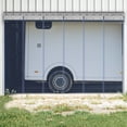 thumbnail image 6 of Clear PVC Strip Curtain - 84"x38", 6pcs Freezer Door Strips for Walk-ins, Coolers, and Warehouse Doors, 6 of 12