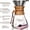 34oz Slim Shape w/ SS Filter, variant on Pour Over Coffee Maker Glass - 6/8/10 Cup Barista Kit with 304 Stainless Filter for Home, Office, Camping, Cafes - Easy Clean Coffee Dripper Set (Rag&Brush Included) (8 Cup/28 oz-Slim Shape)