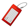 thumbnail image 2 of Luggage Tags Business Card Holder TUFFTAAG Travel ID Bag Tag in Many Color Options - 1-Pack - Red, 2 of 7