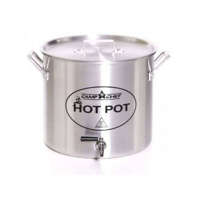 Camp Chef Aluminum Hot Water Pot, HWP20A, 20 Quart Volume, Spigot Valve 