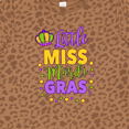 thumbnail image 3 of Inktastic Little Miss Mardi Gras with Crown and Dots Gift Toddler Toddler Girl T-Shirt, 3 of 4
