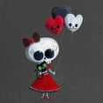 thumbnail image 2 of CafePress - Cute Skeleton Girl With Spooky Balloons Maternity - Maternity Dark T-Shirt, 2 of 3