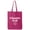 Hot Pink, variant on Chaotic Evil Cotton Canvas Tote Bag