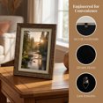 thumbnail image 2 of Unique Bargains Wall Hanging & Tabletop Resin Picture Frame for Display Brown 4" x 6", 2 of 5