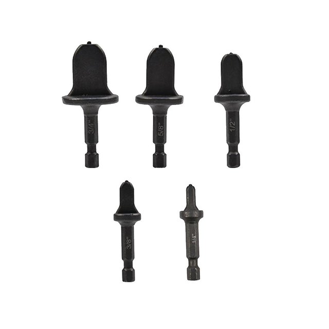 Juego de 5 herramientas de abocardado shaofei para tubos de cobre color negro