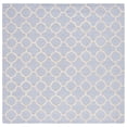 thumbnail image 2 of SAFAVIEH Cambridge Leonard Geometric Wool Area Rug, Light Blue/Ivory, 6' x 6' Square, 2 of 8