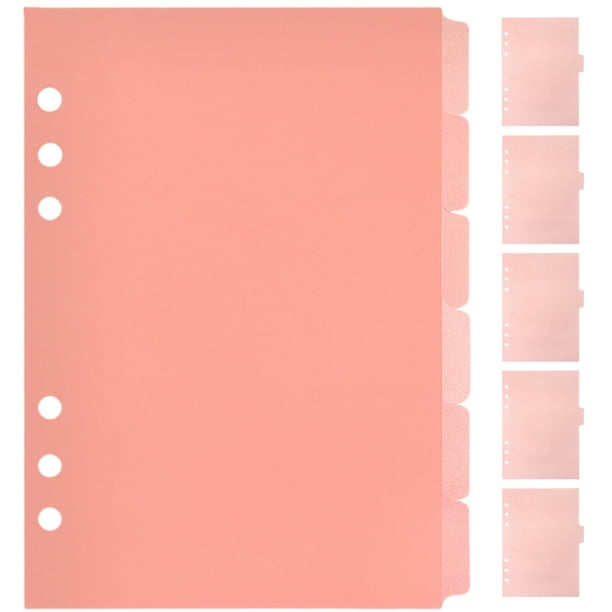 NUOLUX 12Pcs Daily Use Binder Dividers Professional Binder Tabs Household Tab Dividers Book