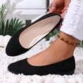 thumbnail image 2 of Rvasteizo Womens Closed Toe Closed Heel Shoes Solid Pull-On Lazy Flat Summer, 2 of 5