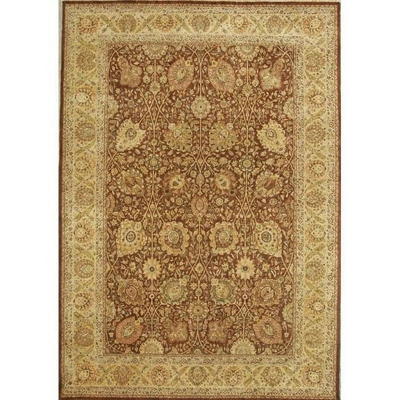 Pasargad Home Baku Collection Hand-Knotted Lamb's Wool Area Rug 10' 1" X 14' 3"