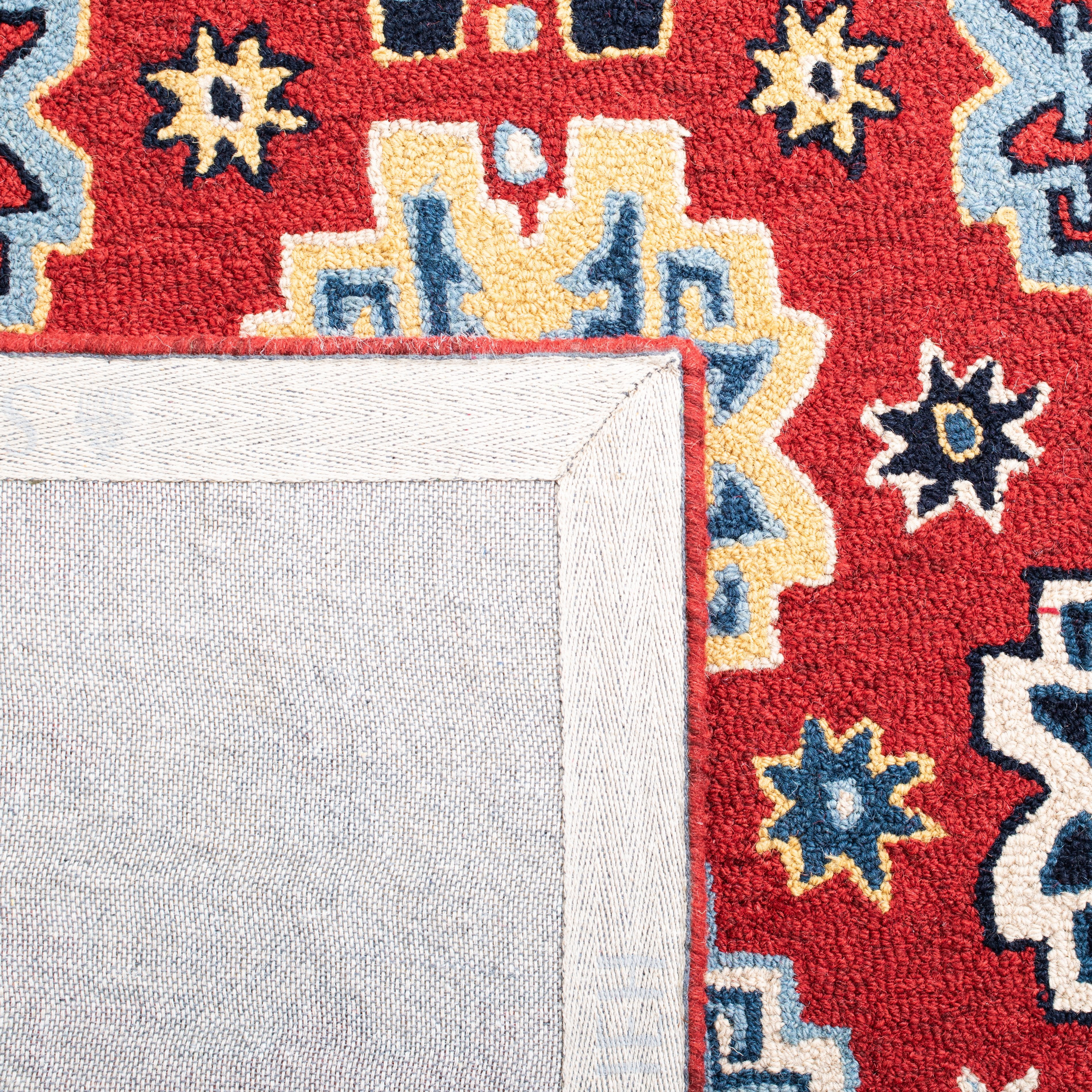 Safavieh Heritage Victoria Floral Wool Area Rug, Red/Blue, 6' x 9'