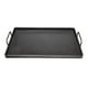 thumbnail image 2 of Sartén para cocinar, plancha para barbacoa, utensilios de cocina, planchas de hierro fundido reforzado con ranuras, superficie plana para, 2 of 8
