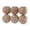 Gold, variant on Twfbrm 6Pcs Christmas Ball Ornaments Christmas Decoration Balls Macaron Color Gold Dusts Frosted Balls for Christmas Tree Decoration Accessories Party,7cm/2.76"