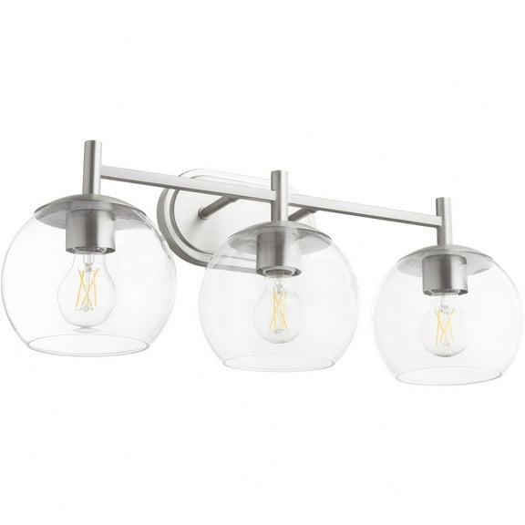 Lyon 3 - Light Satin Nickel/Silver Contemporary Wall Sconce