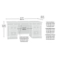 thumbnail image 3 of Sauder Palladia® Executive Desk, 3 of 9