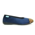 thumbnail image 2 of Lunar Womens Jessie Leopard Print Slippers, 2 of 5