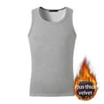 thumbnail image 4 of Minnieouse Ropa interior térmica para hombre, chaleco de terciopelo grueso para otoño e invierno, capa básica para el hogar y la oficina, Tops cálidos, conjuntos de ropa Chaleco gris claro Minnieouse AP013593-06, 4 of 4