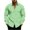 Green, variant on TOUMENY Men's Casual Button Down Shirts Long Sleeve Plaid Slim Fit Collared Summer Fall Party Tops Lightweight Trendy Print Shirt Army Green L