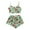 Green, variant on YuYuBao Womens Pajamas Sets Cartoon Christmas Tree Print Lace Trim Cami Tops + Shorts Pajamas Set Nightwear