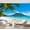 Color 4, variant on Wall Mural Peel and Stick Tropical Island Beach Crystal Clear Water Limestone Cliffs Self-Adhesive Wallpaper Removable Wall Decal Wall Sticker Home Decor for Living Room Bedroom 69"x96"