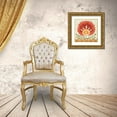 thumbnail image 3 of Schlabach, Sue 20x20 Gold Ornate Wood Framed with Double Matting Museum Art Print Titled - Ikat Bloom II, 3 of 4