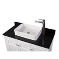 thumbnail image 6 of Benton Collection 42" Vessel Sink Farmhouse White Bathroom Vanity with Black Granite Top, 6 of 7