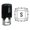 Black, variant on Printtoo Alphabet S Monogram Initial Square Swirl Border Self Inking Rubber Stamp Office Stationary