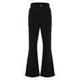 thumbnail image 3 of TMOYZQ Men's Flare Pants Corduroy Trousers 70s Stretch Flare Pants Classic Comfort 60s Outfits, 3 of 8