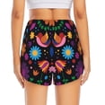 thumbnail image 4 of Fotbe Colorful Floral2 Womens High Waist Running Shorts Athletic Workout Quick Dry Shorts for Women with Pockets Gym Yoga Summer Shorts-Small, 4 of 9