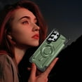 thumbnail image 6 of ELEHOLD for Samsung Galaxy S23 Ultra Case, Compatible with Mag safe Accessories, Strong Magnetic Military-Grade Drop Protection Invisible Kickstand Shockproof Protective Phone Case,Armygreen, 6 of 7