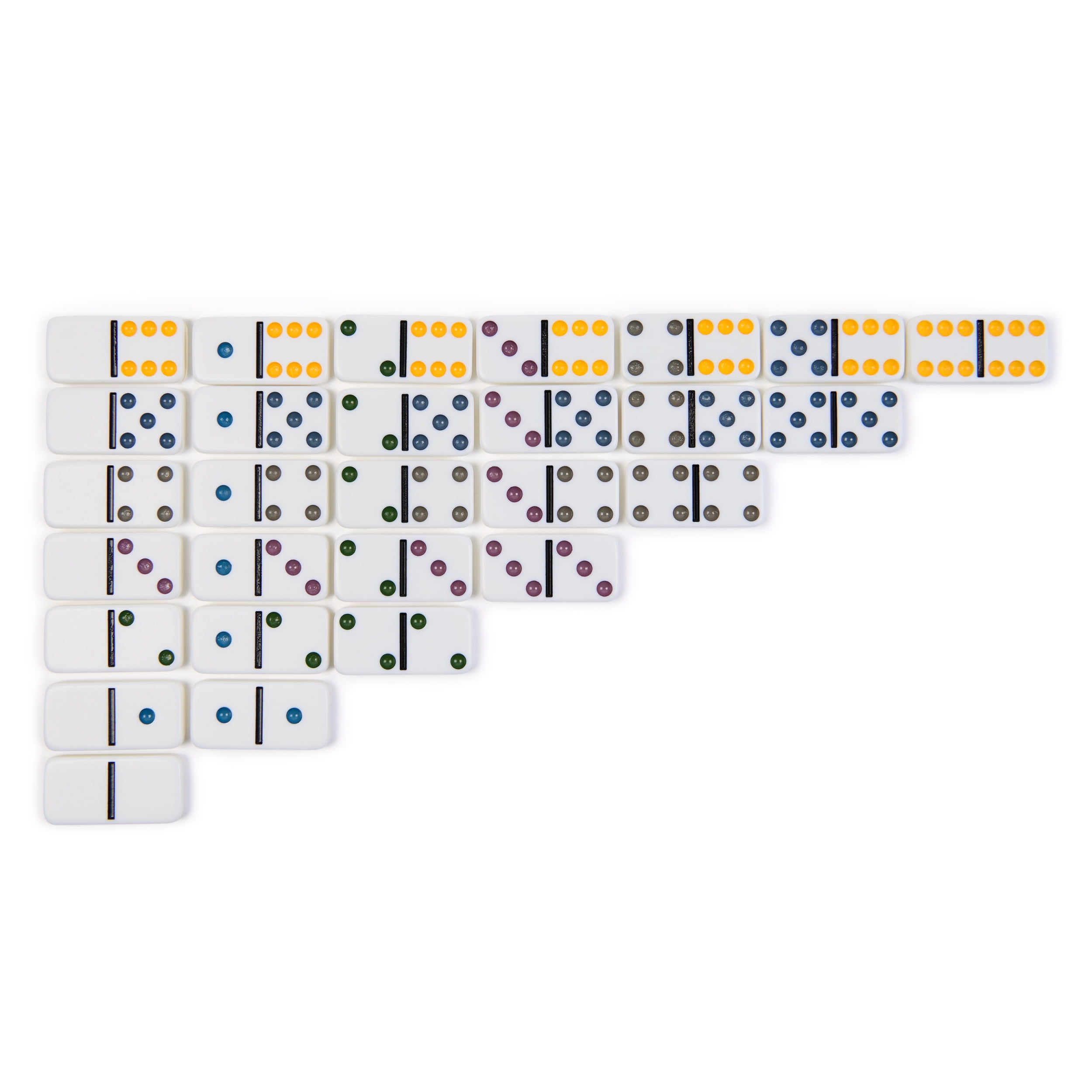 Spin Master Games, Cardinal Classics, Coffret de dominos double six dans une boîte de rangement en métal, pour les familles et les enfants à partir de 8 ans Spin Master Games, Cardinal Classics, Coffret de dominos double six dans une boîte de rangement en métal, pour les familles et les enfants à partir de 8 ans