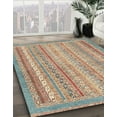 thumbnail image 2 of Ahgly Company Indoor Rectangle Abstract Gold Brown Oriental Area Rugs, 4' x 6', 2 of 6