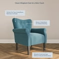 thumbnail image 4 of BELLEZE Accent Chair Armchair for Living Room - Allston (Baby Blue), 4 of 7