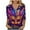 Multicolor, variant on YUGYXL Fashion Plus Size 3/4 Sleeve Tshirts for Women Mardi Gras Party Mask Graphic Fancy Comfy Clothes Lounge V Neck Soft Tunic Shirts Celebration Lightweight Tees