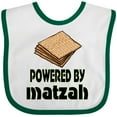 thumbnail image 3 of Inktastic Funny Passover Powered by Matzah Boys or Girls Baby Bib, 3 of 4