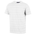 thumbnail image 4 of Regatta - Camiseta Prestyn de Rayas para Hombre (Blanco), 4 of 6