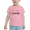 thumbnail image 2 of I Love My Grandpa Cute Toddler T Shirts for Boys Girls (Pink, Youth S), 2 of 5