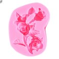 thumbnail image 2 of LCXmlly Moule à Fondant en Silicone Moules à Fondant de Qualité Alimentaire Résistant à la Chaleur Forme de Fleur de Rose Hortensia Réutilisable Décorations de Gâteau DIY, 2 of 6