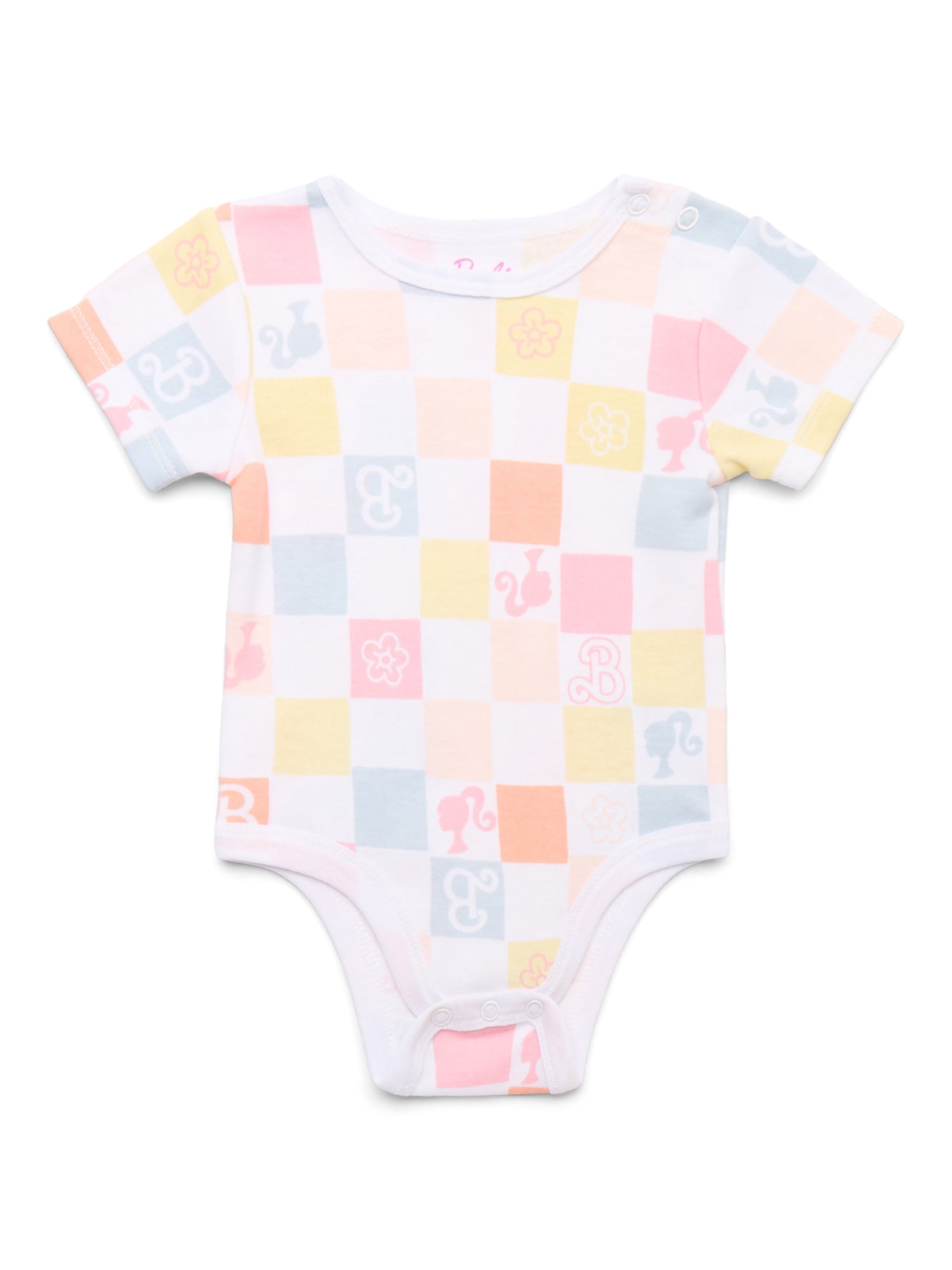 Baby Girl Bodysuits, 2-Pack, Sizes 0/3 Months-24 Months