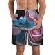 thumbnail image 1 of Fotbe Blue Lipped Pit Viper And Three Pink Roses Trajes de Baño Estampados para Hombre, Shorts de Verano de Secado Rápido, Ropa de Playa, Bañadores-XX-Large, 1 of 6